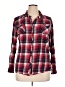 Natural Reflections 100% Cotton Plaid Red Long Sleeve Button-Down Shirt Size XL - photo 1