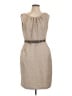 DressBarn 100% Polyester Tweed Tan Casual Dress Size 12 - photo 1