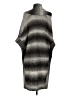 BCBGMAXAZRIA Gray Poncho Size XXS - photo 2