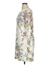 R&K Floral White Cocktail Dress Size 14 - photo 5
