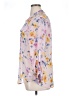Kut from the Kloth 100% Polyester Floral Pink 3/4 Sleeve Blouse Size XL - photo 5