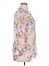 Kut from the Kloth 100% Polyester Floral Pink 3/4 Sleeve Blouse Size XL - photo 4