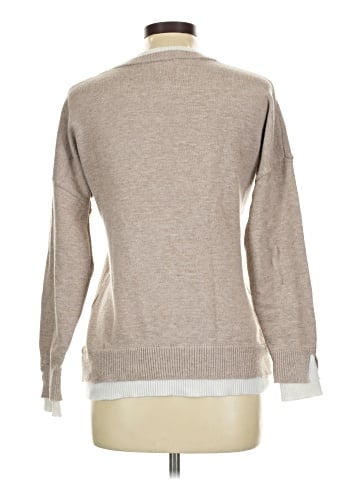 Flat White Pullover Sweater (view 2)