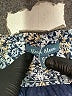 fleur bleue 100% Polyester Floral Blue Casual Dress Size 10 - photo 7