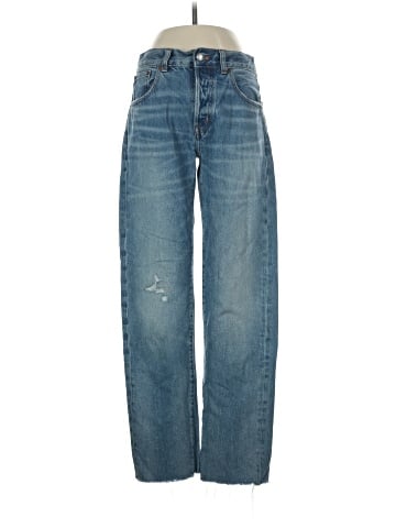 Madewell The Dean Easy Straight Jean in Monessen Wash (view 1)