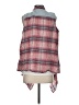 Cato 100% Cotton Plaid Pink Kimono Size S - photo 2