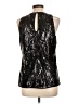 Banana Republic 100% Polyester Black Sleeveless Blouse Size 10 - photo 1