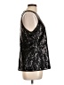Banana Republic 100% Polyester Black Sleeveless Blouse Size 10 - photo 5