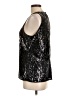 Banana Republic 100% Polyester Black Sleeveless Blouse Size 10 - photo 4