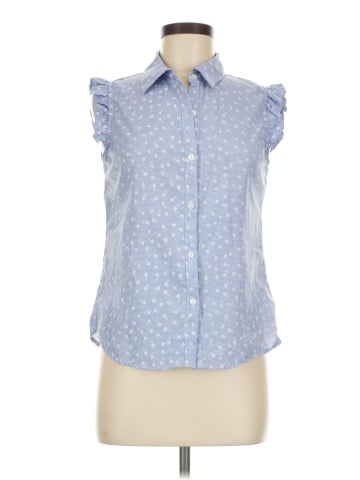 Love Notes Sleeveless Button-Down Shirt (view 1)