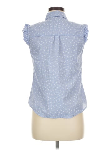 Love Notes Sleeveless Button-Down Shirt (view 2)