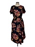 Reborn J Floral Black Casual Dress Size L - photo 1