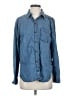 Athleta 100% Tencel Blue Long Sleeve Button-Down Shirt Size S - photo 1