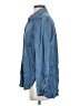 Athleta 100% Tencel Blue Long Sleeve Button-Down Shirt Size S - photo 5