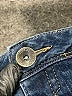 Natural Reflections Chevron-herringbone Blue Jeans Size 18 - photo 4
