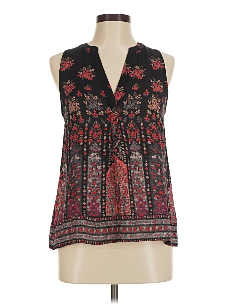 Pre-owned Joie Sleeveless Blouse In Black