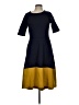 Boden Color Block Blue Casual Dress Size 10 (petite) - photo 1