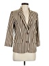 Olivia Moon Stripes Brown Blazer Size M - photo 1