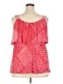 Style&Co 100% Rayon Red Sleeveless Blouse Size 2X - photo 2