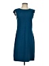 Everly 100% Polyester Solid Blue Casual Dress Size S - photo 1