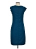 Everly 100% Polyester Solid Blue Casual Dress Size S - photo 2