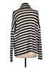 Michael Lauren Stripes Silver Turtleneck Sweater Size L - photo 2