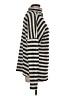 Michael Lauren Stripes Silver Turtleneck Sweater Size L - photo 4