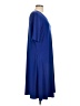 Susan Graver Solid Blue Casual Dress Size L (tall) - photo 4