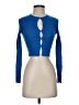 Cotton On Blue Long Sleeve Top Size S - photo 1