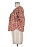 Papaya 100% Polyester Brown Short Sleeve Blouse Size S - photo 5