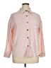 Soho Hearts Pink Long Sleeve Button-Down Shirt Size XL - photo 1