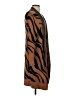 Leith Animal Print Brown Cardigan Size S - photo 4