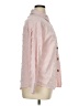Soho Hearts Pink Long Sleeve Button-Down Shirt Size XL - photo 4