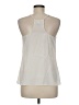 J.Crew Factory Store 100% Polyester Ivory Sleeveless Blouse Size 6 - photo 2