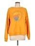 Fifth Sun Graphic Yellow Pullover Sweater Size L - photo 1