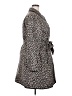 Dennis by Dennis Basso 100% Polyester Animal Print Gray Coat Size XXXL - photo 4