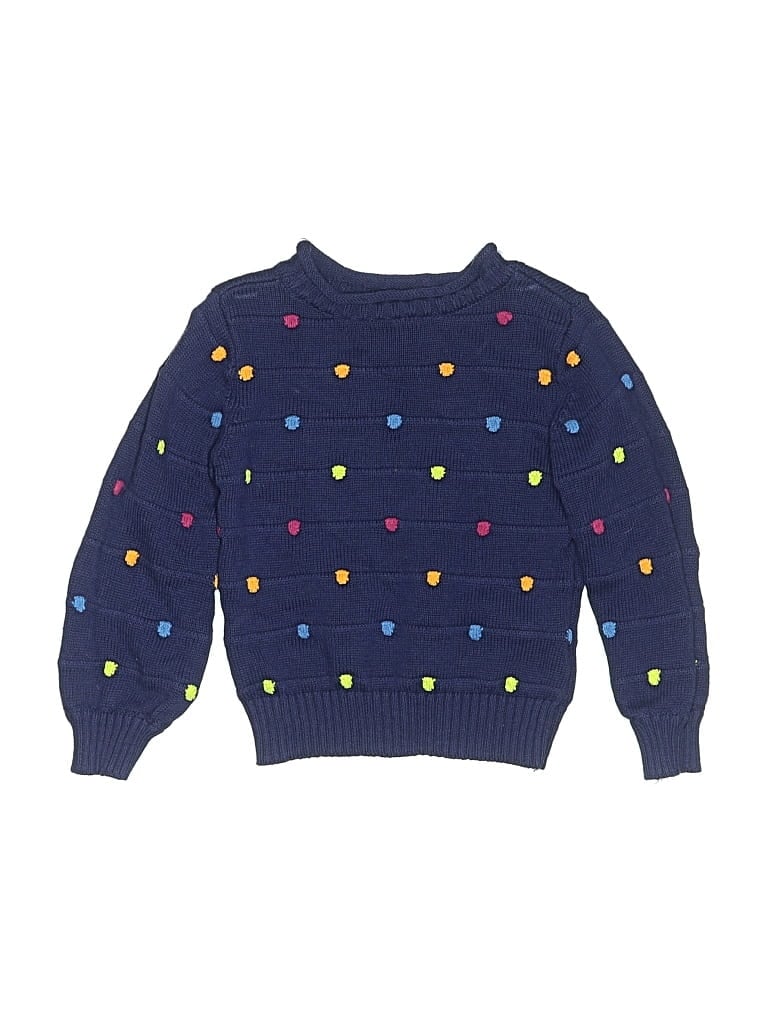 Pre-owned Andy & Evan Kids' Pullover Sweater In Blue