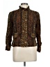 Peck & Peck Animal Print Brown Jacket Size 12 - photo 1