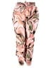 ELOQUII 100% Polyester Print Pink Casual Pants Size 28 - photo 1