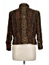 Peck & Peck Animal Print Brown Jacket Size 12 - photo 2