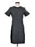 J.Crew 100% Wool Houndstooth Gray Casual Dress Size 0 - photo 1