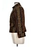 Peck & Peck Animal Print Brown Jacket Size 12 - photo 5