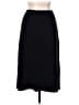 Eileen Fisher Solid Black Formal Skirt Size L - photo 1