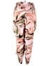 ELOQUII 100% Polyester Print Pink Casual Pants Size 28 - photo 2