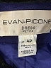 Evan Picone 100% Worsted Wool Blue Wool Blazer Size 4 (petite) - photo 6