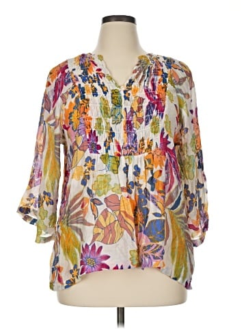 Ethyl 3/4 Sleeve T-Shirt (view 1)