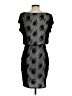 Sangria 100% Polyester Graphic Gray Cocktail Dress Size 4 - photo 2