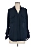 Noir 100% Polyester Blue 3/4 Sleeve Blouse Size M - photo 1