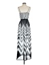 Candie's 100% Polyester Chevron-herringbone Gray Casual Dress Size S - photo 2