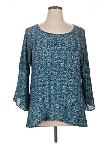Roz & Ali 3/4 Sleeve Blouse (view 1)